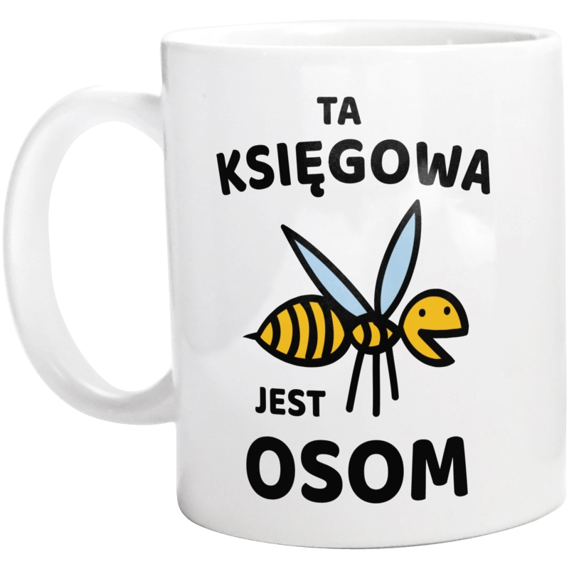 Ta księgowa jest osom awesome - Kubek Biały