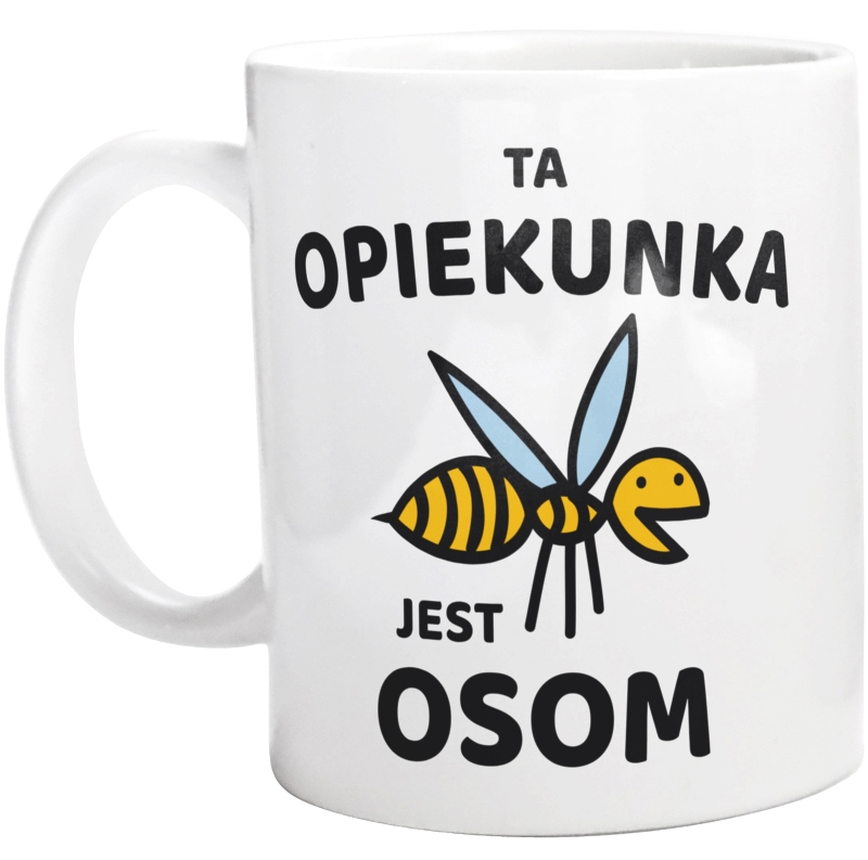 Ta opiekunka jest osom awesome - Kubek Biały