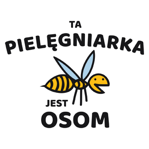 Ta pielęgniarka jest osom awesome - Kubek Biały