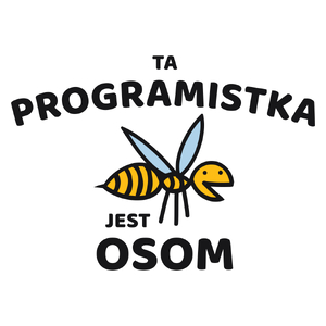 Ta programistka jest osom awesome - Kubek Biały