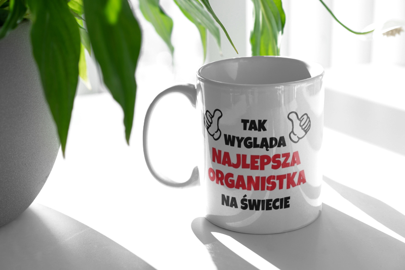 Tak Wygląda Najlepsza Organistka Na Świecie - Kubek Biały