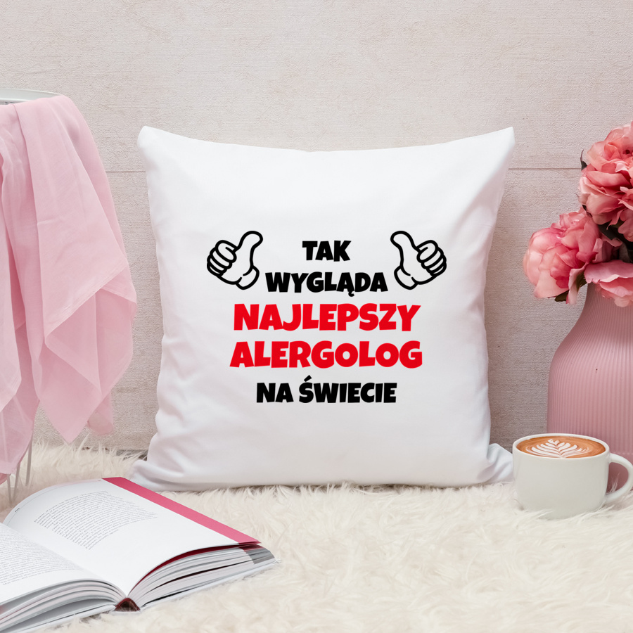 Tak Wygląda Najlepszy Alergolog Na Świecie - Poduszka Biała