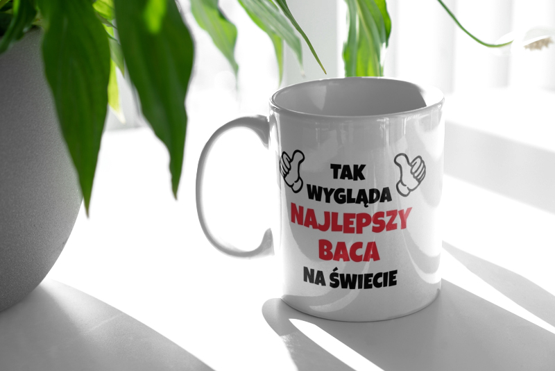 Tak Wygląda Najlepszy Baca Na Świecie - Kubek Biały