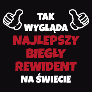 Tak Wygląda Najlepszy Biegły Rewident Na Świecie - Męska Koszulka Czarna