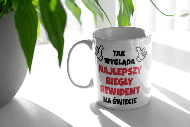 Tak Wygląda Najlepszy Biegły Rewident Na Świecie - Kubek Biały