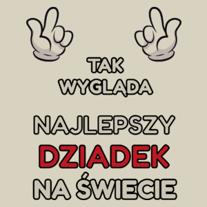 Tak Wygląda Najlepszy Dziadek Na Świecie - Torba Na Zakupy Natural