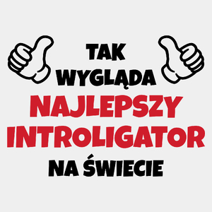 Tak Wygląda Najlepszy Introligator Na Świecie - Męska Koszulka Biała