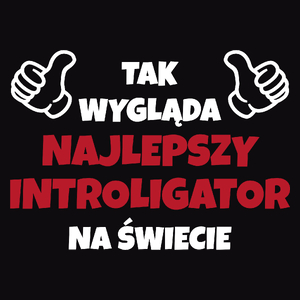 Tak Wygląda Najlepszy Introligator Na Świecie - Męska Koszulka Czarna