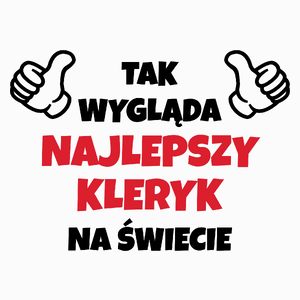 Tak Wygląda Najlepszy Kleryk Na Świecie - Poduszka Biała