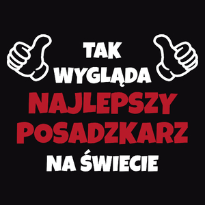 Tak Wygląda Najlepszy Posadzkarz Na Świecie - Męska Koszulka Czarna