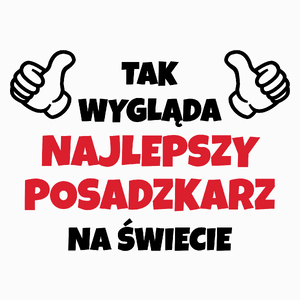 Tak Wygląda Najlepszy Posadzkarz Na Świecie - Poduszka Biała