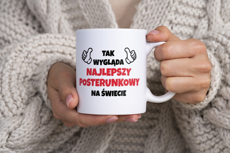 Tak Wygląda Najlepszy Posterunkowy Na Świecie - Kubek Biały