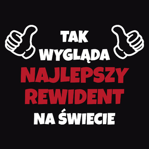 Tak Wygląda Najlepszy Rewident Na Świecie - Męska Koszulka Czarna