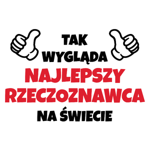 Tak Wygląda Najlepszy Rzeczoznawca Na Świecie - Kubek Biały