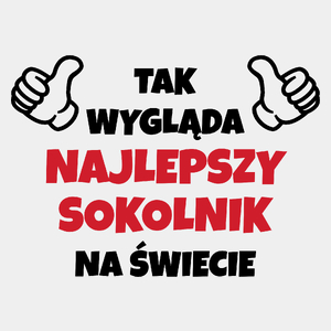 Tak Wygląda Najlepszy Sokolnik Na Świecie - Męska Koszulka Biała