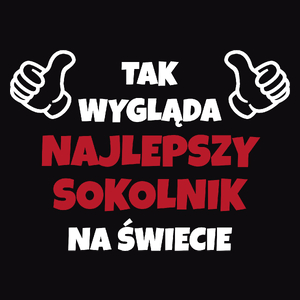 Tak Wygląda Najlepszy Sokolnik Na Świecie - Męska Koszulka Czarna