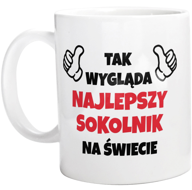 Tak Wygląda Najlepszy Sokolnik Na Świecie - Kubek Biały