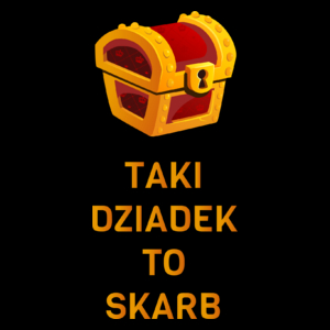 Taki Dziadek To Skarb - Torba Na Zakupy Czarna