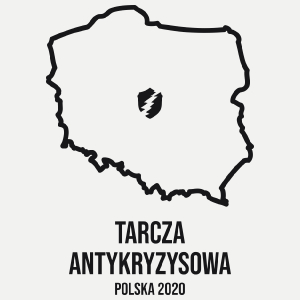 Tarcza Antykryzysowa 2020 - Damska Koszulka Biała