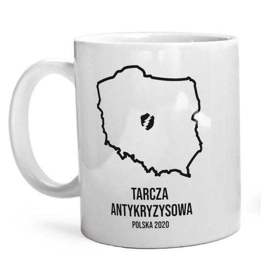 Tarcza Antykryzysowa 2020 - Kubek Biały