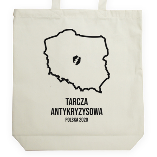 Tarcza Antykryzysowa 2020 - Torba Na Zakupy Natural