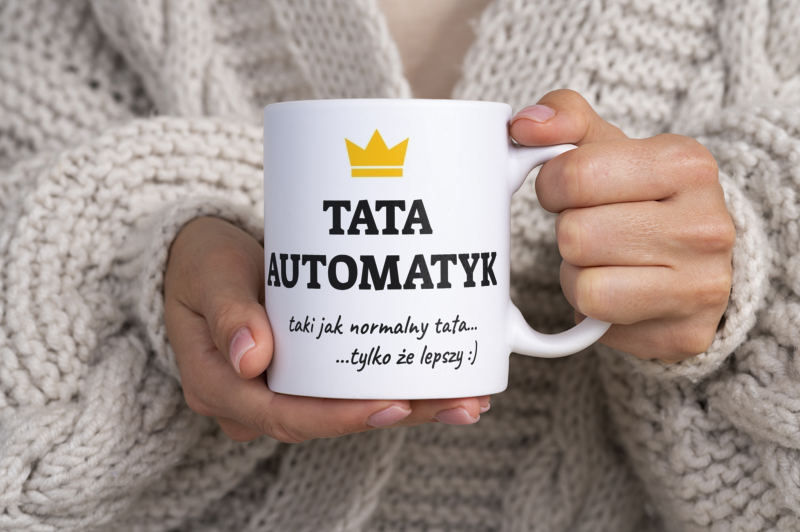 Tata Automatyk Lepszy - Kubek Biały