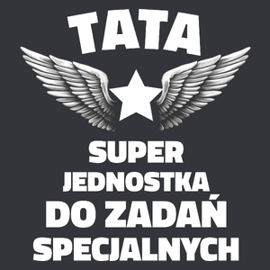 Tata Jednostka Od Zadań Specjalnych - Męska Koszulka Szara