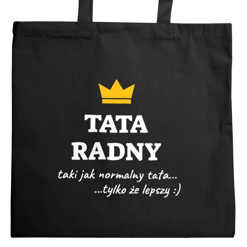 Tata Radny Lepszy - Torba Na Zakupy Czarna