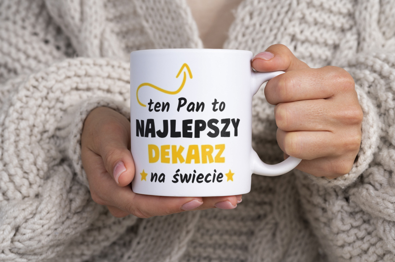 Ten Pan To Najlepszy Dekarz Na Świecie - Kubek Biały