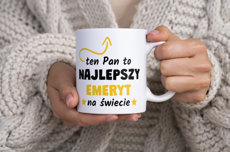 Ten Pan To Najlepszy Emeryt Na Świecie - Kubek Biały