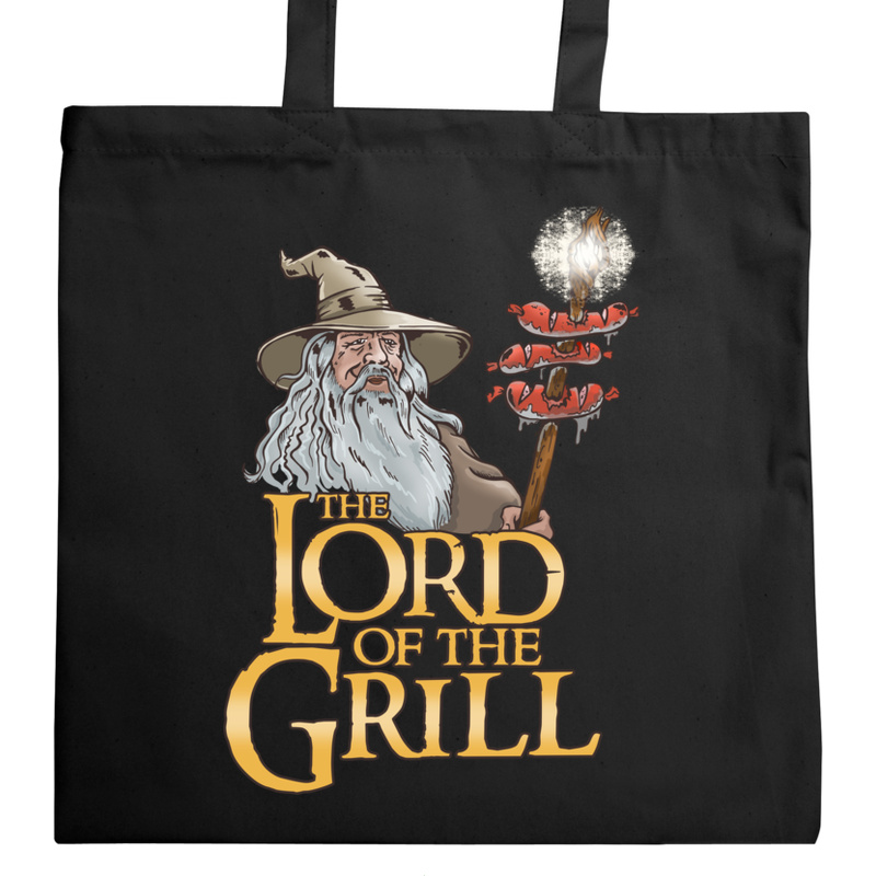 The Lord Of The Grill - Torba Na Zakupy Czarna