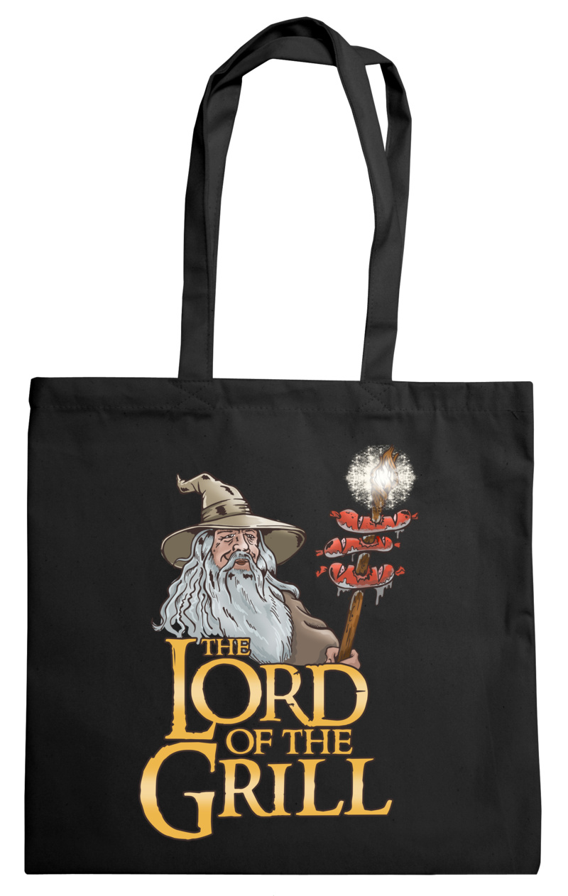 The Lord Of The Grill - Torba Na Zakupy Czarna