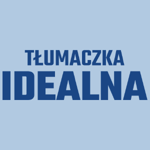 Tłumaczka Idealna - Damska Koszulka Błękitna