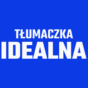 Tłumaczka Idealna - Damska Koszulka Niebieska