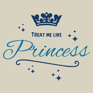 Treat me like princess - Torba Na Zakupy Natural