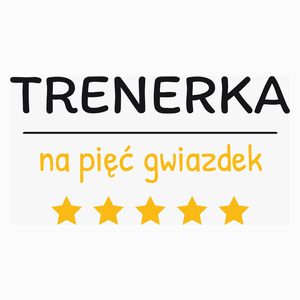 Trenerka Na 5 Gwiazdek - Poduszka Biała