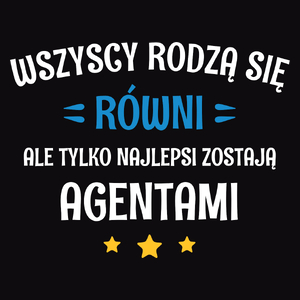 Tylko Najlepsi Zostają Agentami Celnymi - Męska Koszulka Czarna