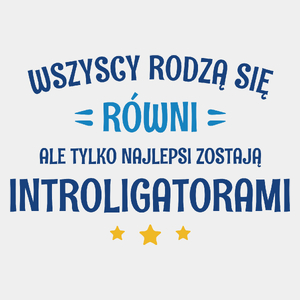 Tylko Najlepsi Zostają Introligatorami - Męska Koszulka Biała