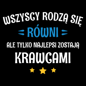 Tylko Najlepsi Zostają Krawcami - Torba Na Zakupy Czarna