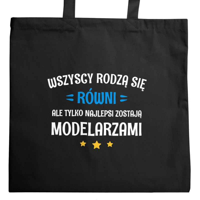 Tylko Najlepsi Zostają Modelarzami - Torba Na Zakupy Czarna