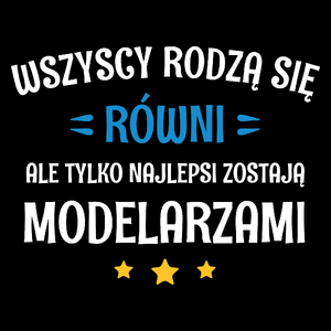 Tylko Najlepsi Zostają Modelarzami - Torba Na Zakupy Czarna