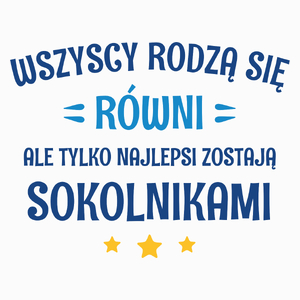 Tylko Najlepsi Zostają Sokolnikami - Poduszka Biała