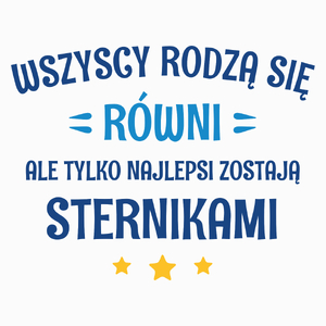 Tylko Najlepsi Zostają Sternikami - Poduszka Biała