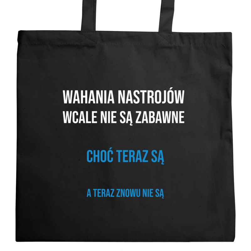 Wachania Nastrojów - Torba Na Zakupy Czarna