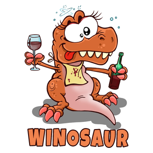 Winosaur Wino Dinozaur - Kubek Biały