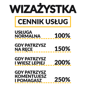 Wizażystka - Cennik Usług - Kubek Biały