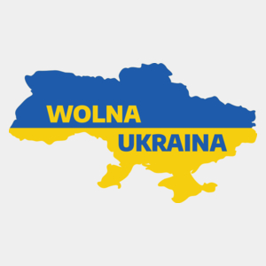 Wolna Ukraina - Męska Koszulka Biała