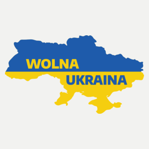 Wolna Ukraina - Damska Koszulka Biała