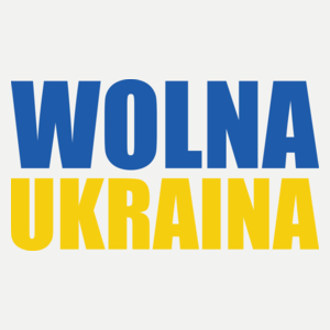 Wolna Ukraina - Damska Koszulka Biała