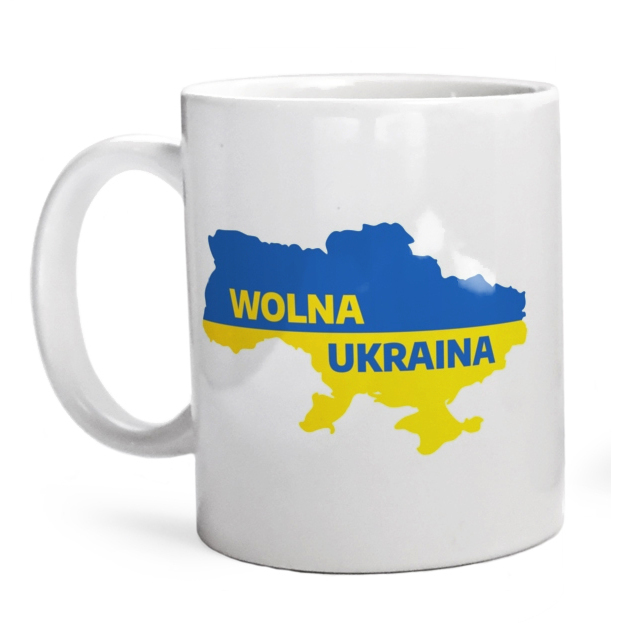 Wolna Ukraina - Kubek Biały